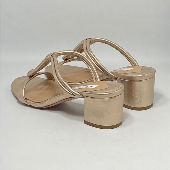 Aquazzura Palisades Metallic Leather Sandals size 35 - Picture 8 of 13